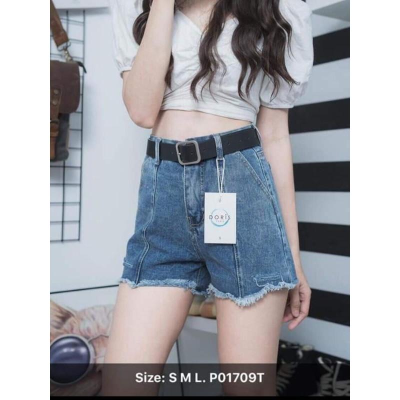 {HOT 2021} Quần Sọt Jean Lung Cao Tôn Dáng, Quần Đùi Nữ Cuốn Lai Rách Nhẹ 3 Màu - Ảnh Thật