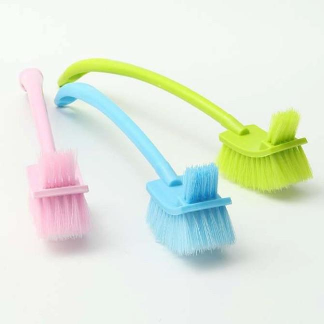 Chổi cọ bồn cầu, nhà vệ sinh toilet 2 đầu đa năng