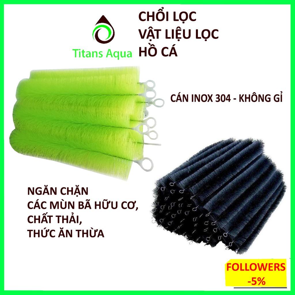 Chổi lọc 40cm - Vật liệu lọc bể cá- Đen/Dạ quang