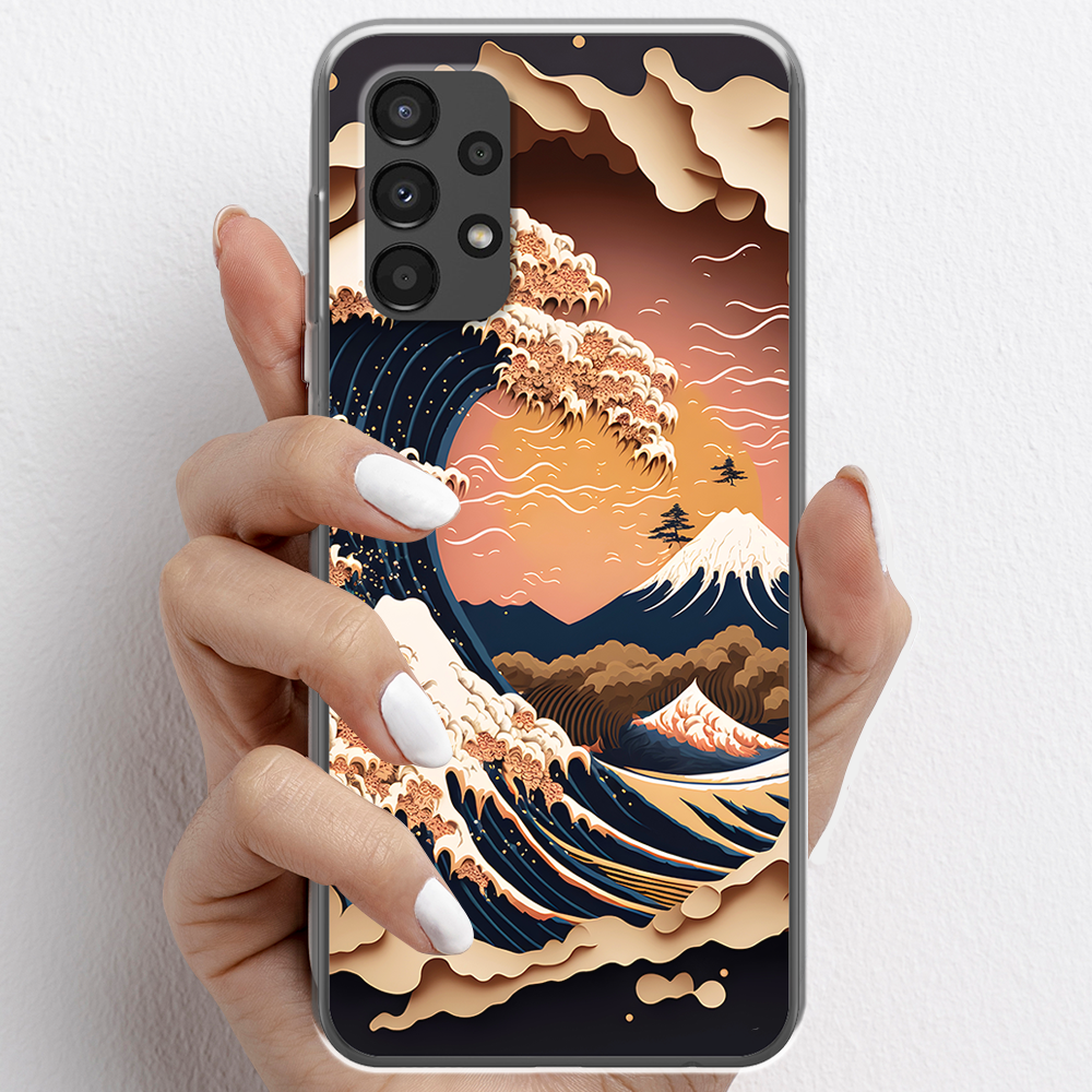 Ốp lưng cho Samsung Galaxy A13, Samsung Galaxy A23 nhựa TPU mẫu Sóng biển