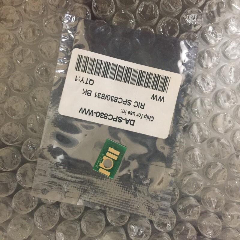 Chíp dành cho máy photocopy Ricoh MP SPC830DN/831C/K/M/Y - Chíp màu xanh/đỏ/vàng/đen
