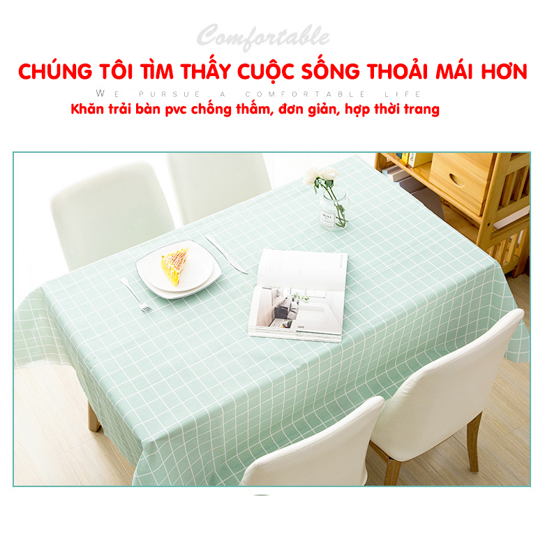 Khăn trải bàn tiệc trang trí sinh nhật cho bé MARYTEXCO 137*274 (3 màu) chống thấm cực dễ thương họa tiết ziczac