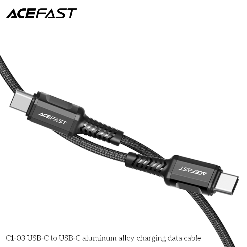 Cáp Acefastt Type C to Type C (1.2m) - C1-03 Hàng chính hãng Acefast