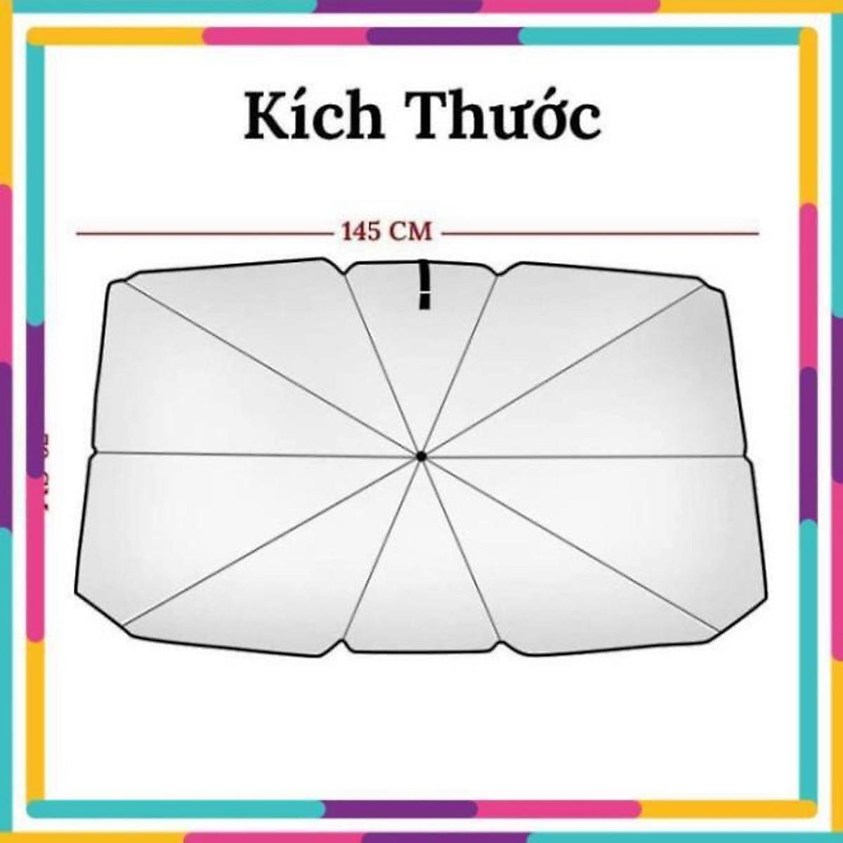 Ô Che Nắng Ô Tô - Dù Che Nắng Kính Lái Ô Tô - Chắn Nắng Kính Lái Cao Cấp Cho Xe Hơi