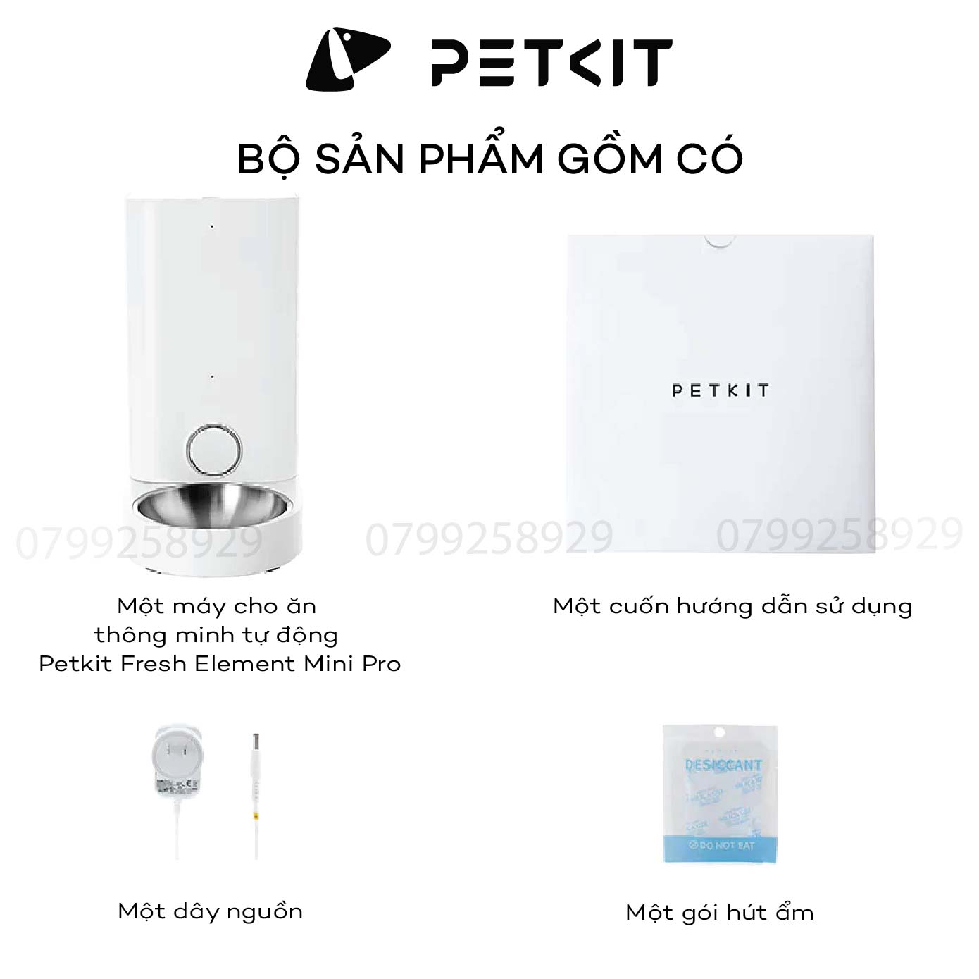 Máy Cho Mèo Ăn Tự Động Petkit Mini Pro, Máy Nhả Hạt Petkit Fresh Element Mini Pro