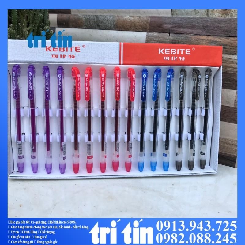 Bút nước gel Mygel 0.5mm xanh,đỏ,đen,tím