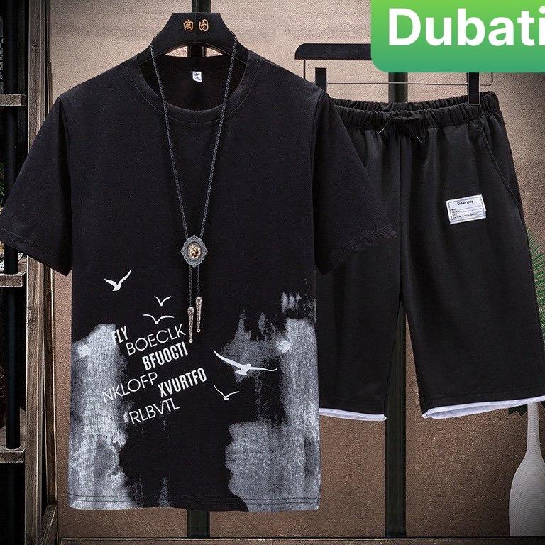 BỘ THỂ THAO NAM BẦY LOANG CHIM, ĐỒ BỘ QUẦN ÁO MÙA HÈ CỘC TAY VẢI HOT TREND 2022- DUBATI FASHION