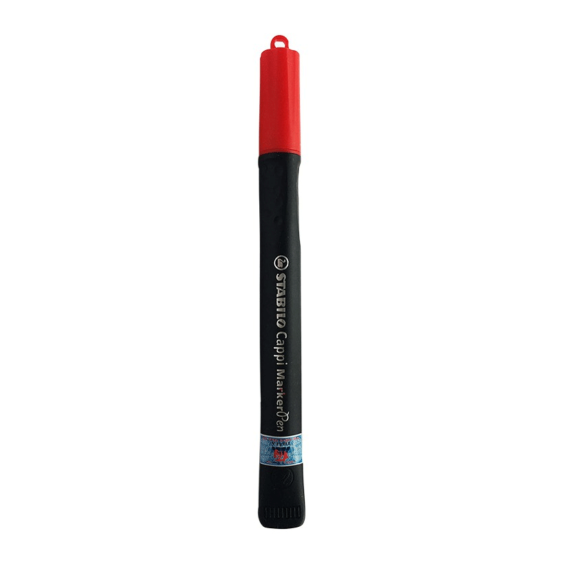 Bút Lông Dầu Stabilo Cappi MarkerPen MK169-RD - Màu Đỏ