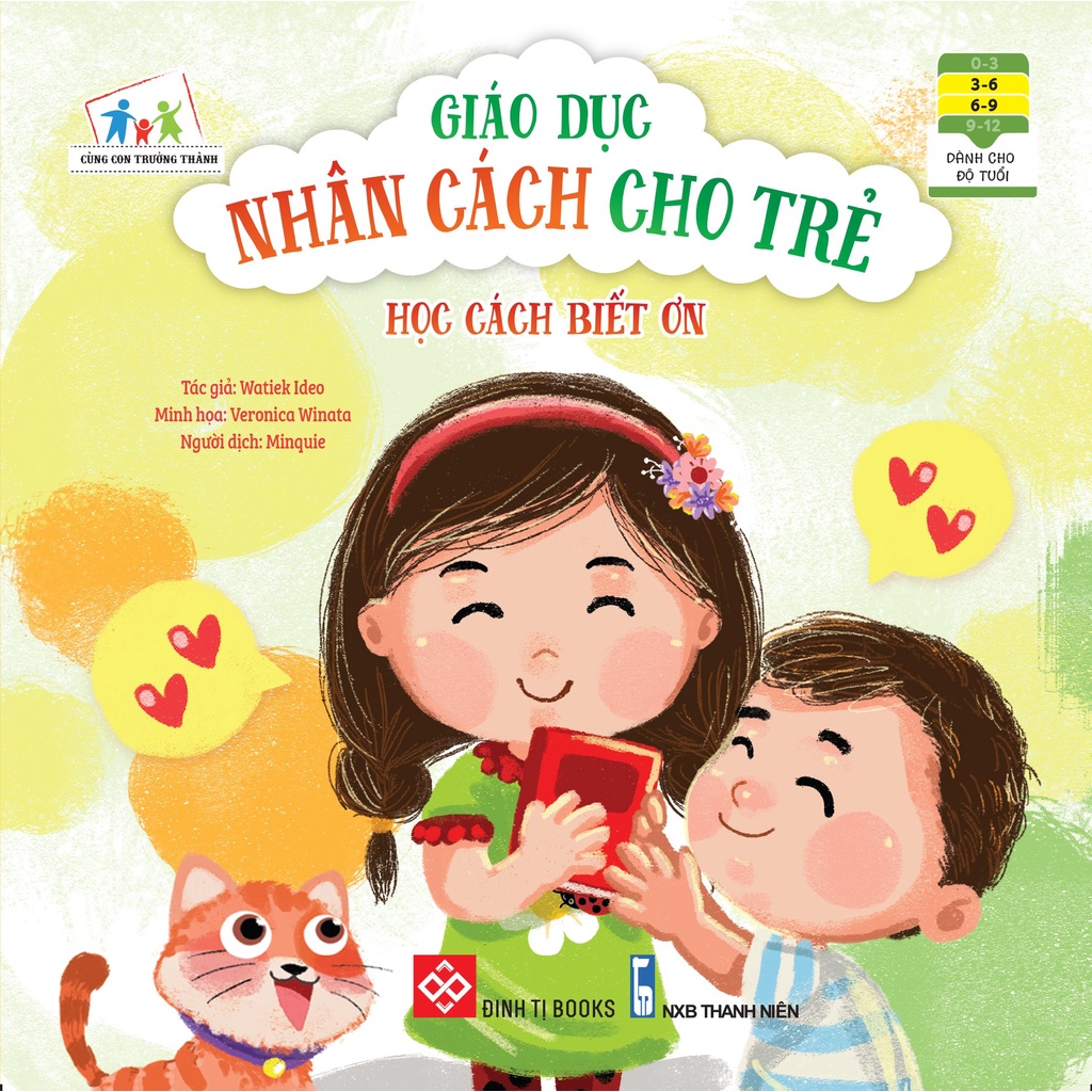 Sách - Giáo Dục Nhân Cách Cho Trẻ - Học Cách Biết Ơn