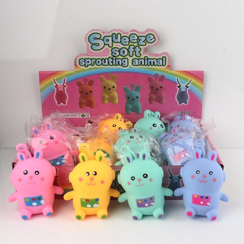 Squishy Mochi hình GẤU HOẠT HÌNH điện tử mềm mịn dễ thương chân thực giảm stress co dãn đàn hồi ngộ nghĩnh bóp giải trí