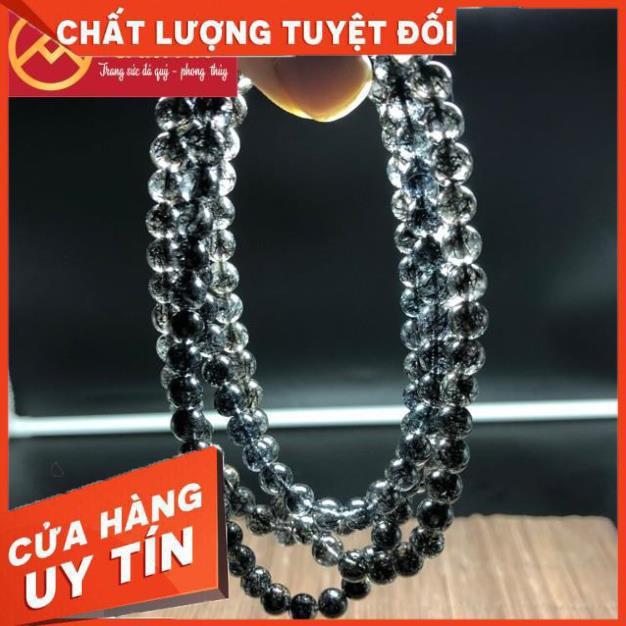 T.A Tóc Đen Size 6mm cuốn 3 Vòng Tay Cao Cấp TĐ03