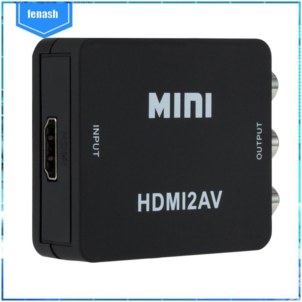 ✪Bộ Chuyển Đổi HDMI Sang AV Hỗ Trợ NTSC PAL Cho PS3 DVD Player PC