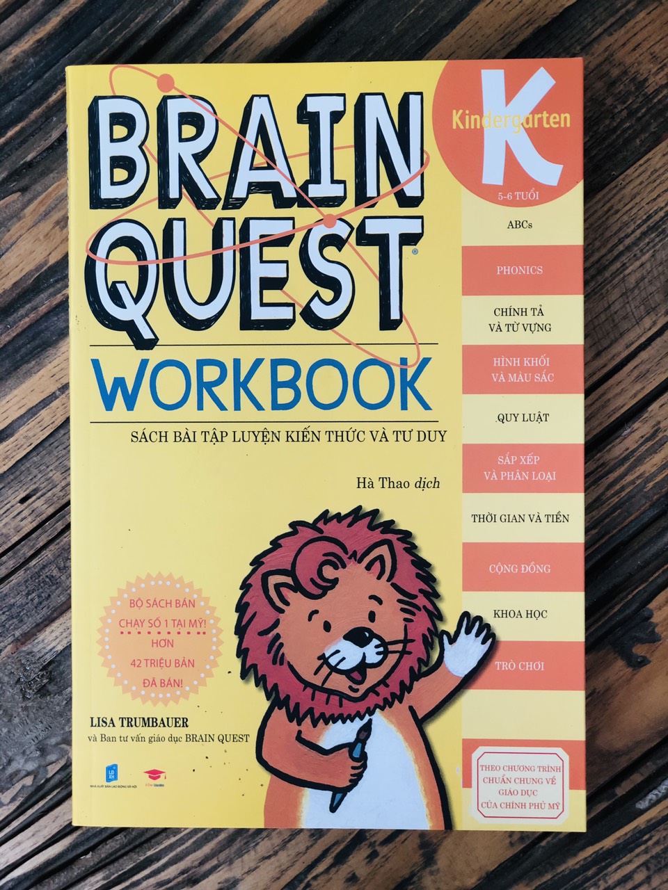 Sách brain quest workbook kindergarten phát triển tư duy iq cho bé ( 5 - 6 tuổi )