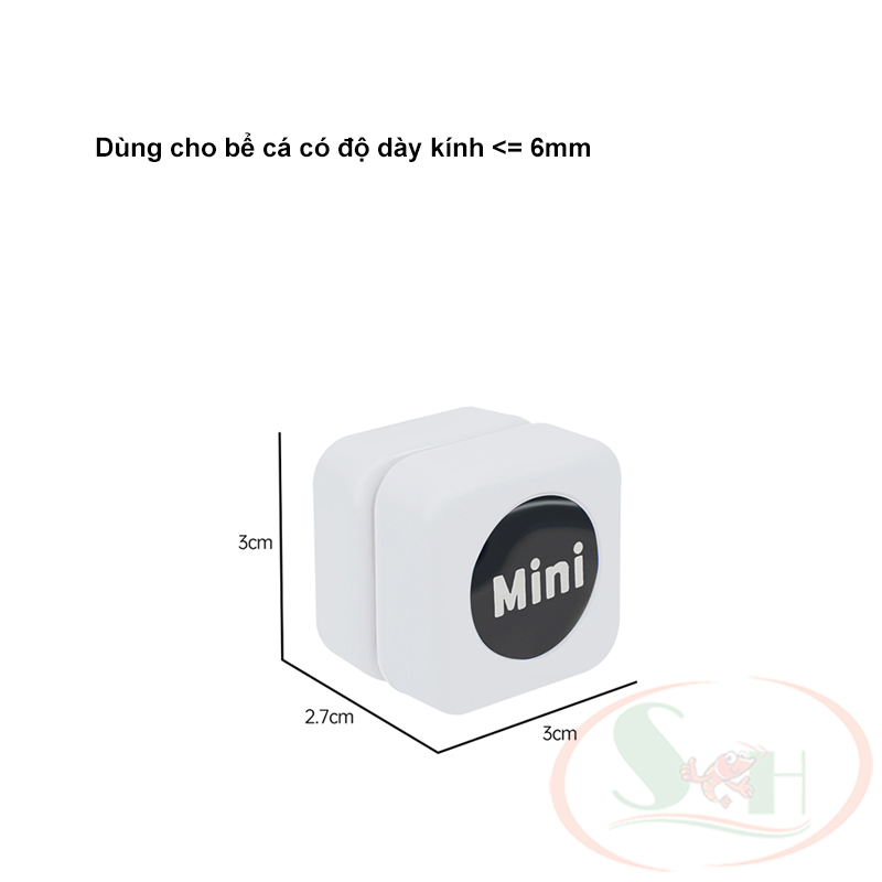 Nam Châm Cọ Bể Mini Vệ Sinh Rêu Tảo Bám Kính Hồ Cá