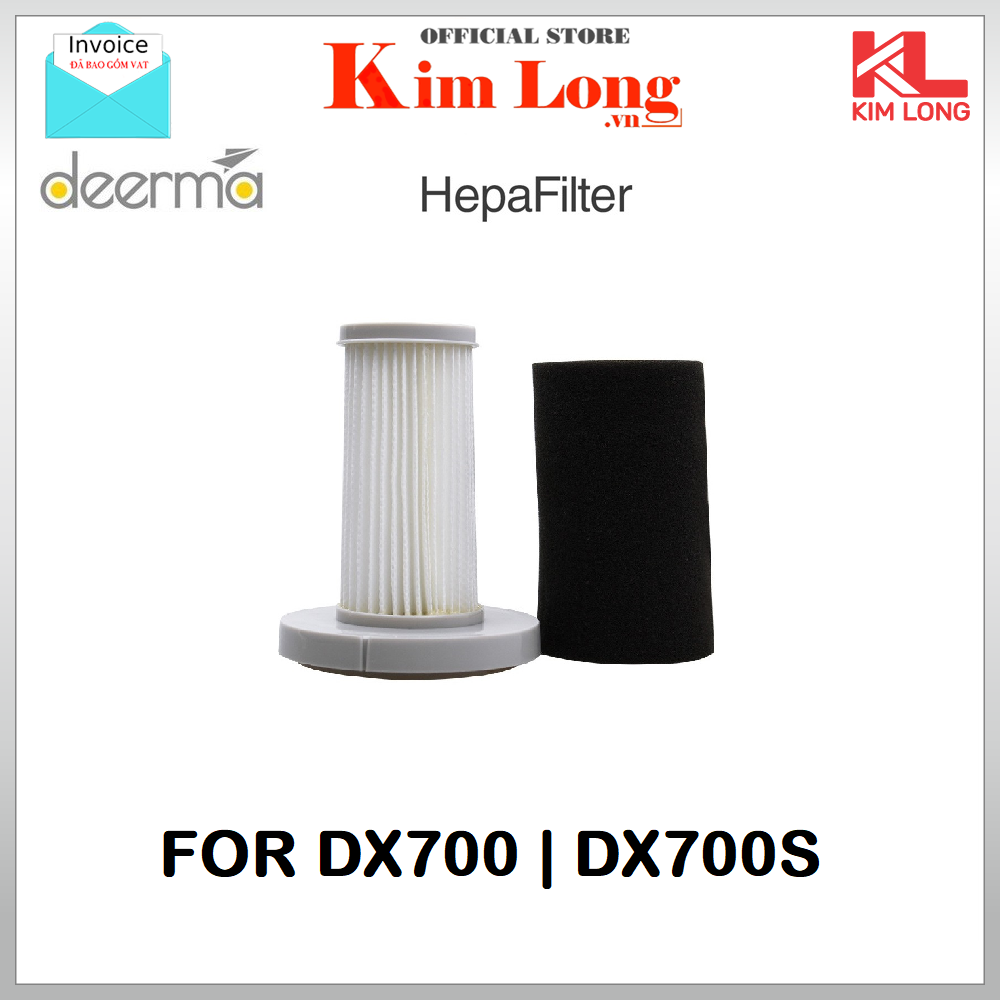 Lõi lọc Deerma dành cho máy hút bụi Deerma DX700 và DX700S - Hàng chính hãng
