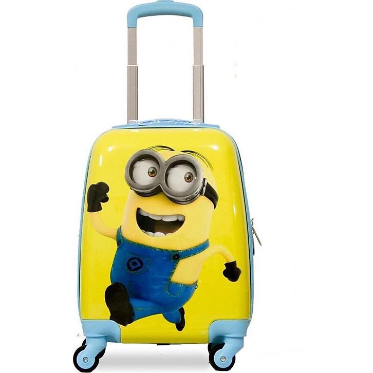 Vali Kéo Cho Bé Cao Cấp 2 Mặt Minion,Elsa