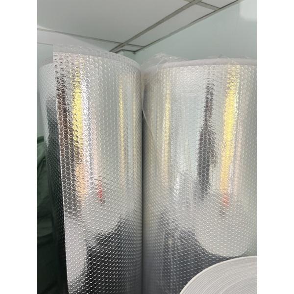 Tấm Nhôm Cách Nhiệt, Cách Âm 2 Mặt Bạt - Hàng Dày Có Túi Khí - 1mx1m55