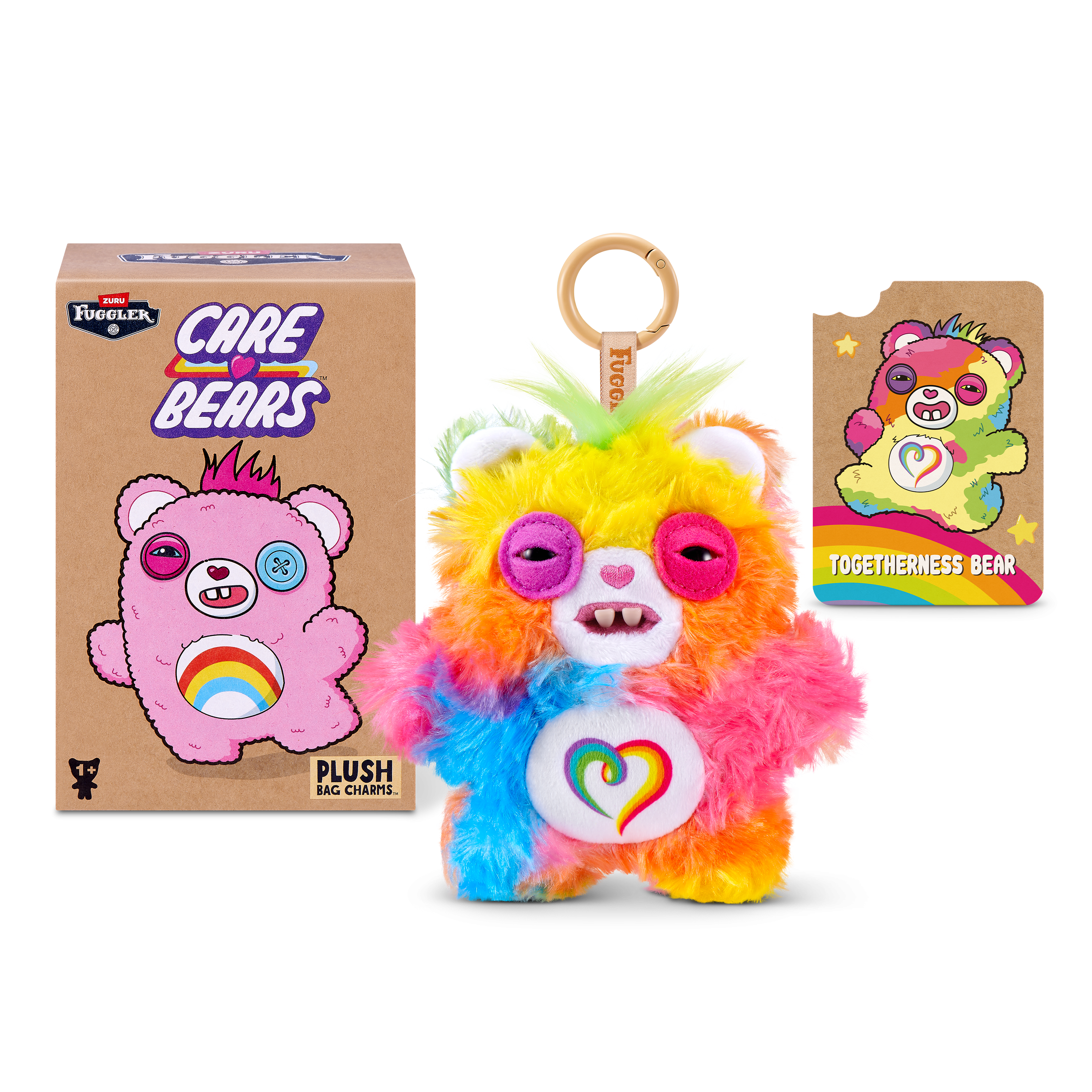 Blindbox Đồ Chơi Sưu Tầm Fuggler Care Bears Keyrings 5 Inch - Zuru Toys 15782