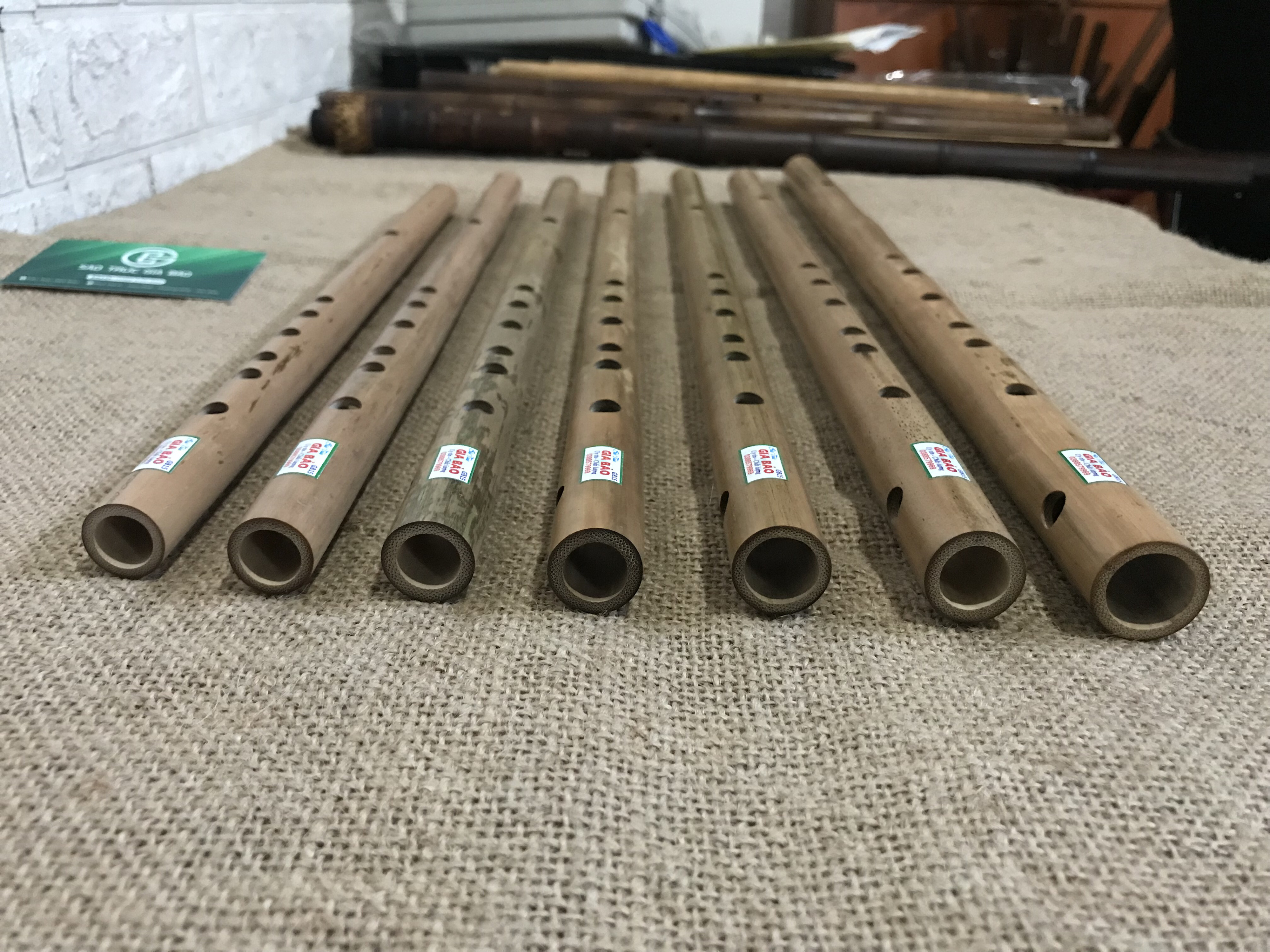 BỘ SÁO 7 CÂY NỨA BẮC CHẤT LƯỢNG BIỂU DIỄN