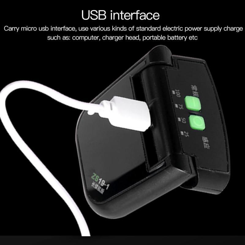 Waterproof IP64 Headlight Torch Light 6Led Rechargeable Body Motiom Sensor Clip-on Headlamp Hat Adjustable Lamp Cap