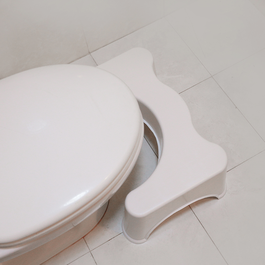 GHẾ KÊ CHÂN TOILET NGỒI ĐÚNG CÁCH VÀ TRÁNH NHIỀU BỆNH ( tặng khăn sau tay )