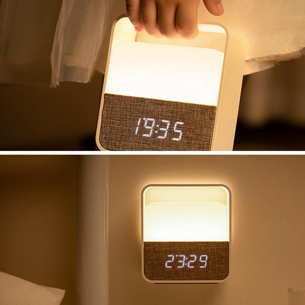Digital Alarm Clock Snooze Function LCD Display Clock Home Decor