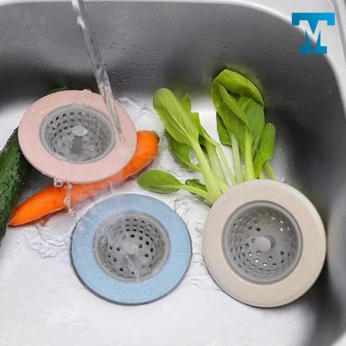 Phễu lọc rác silicone dùng chặn rác, vụn thực phẩm ở bồn rửa chén và chặn tóc ở miệng cống thoát nước nhà tắm – PK51