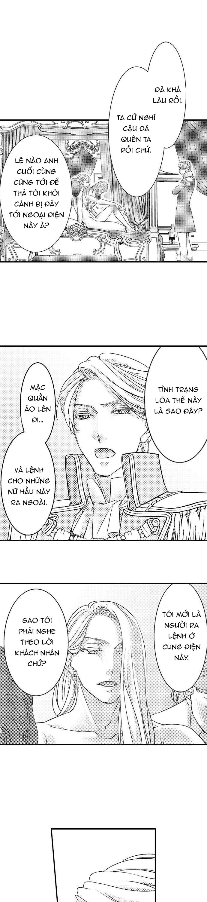 chuyển sinh vào thế giới khác ~ nếu muốn trở thành nữ hoàng hãy tìm cách để được hoàng đế sủng ái vào ban đêm chapter 35.2 5