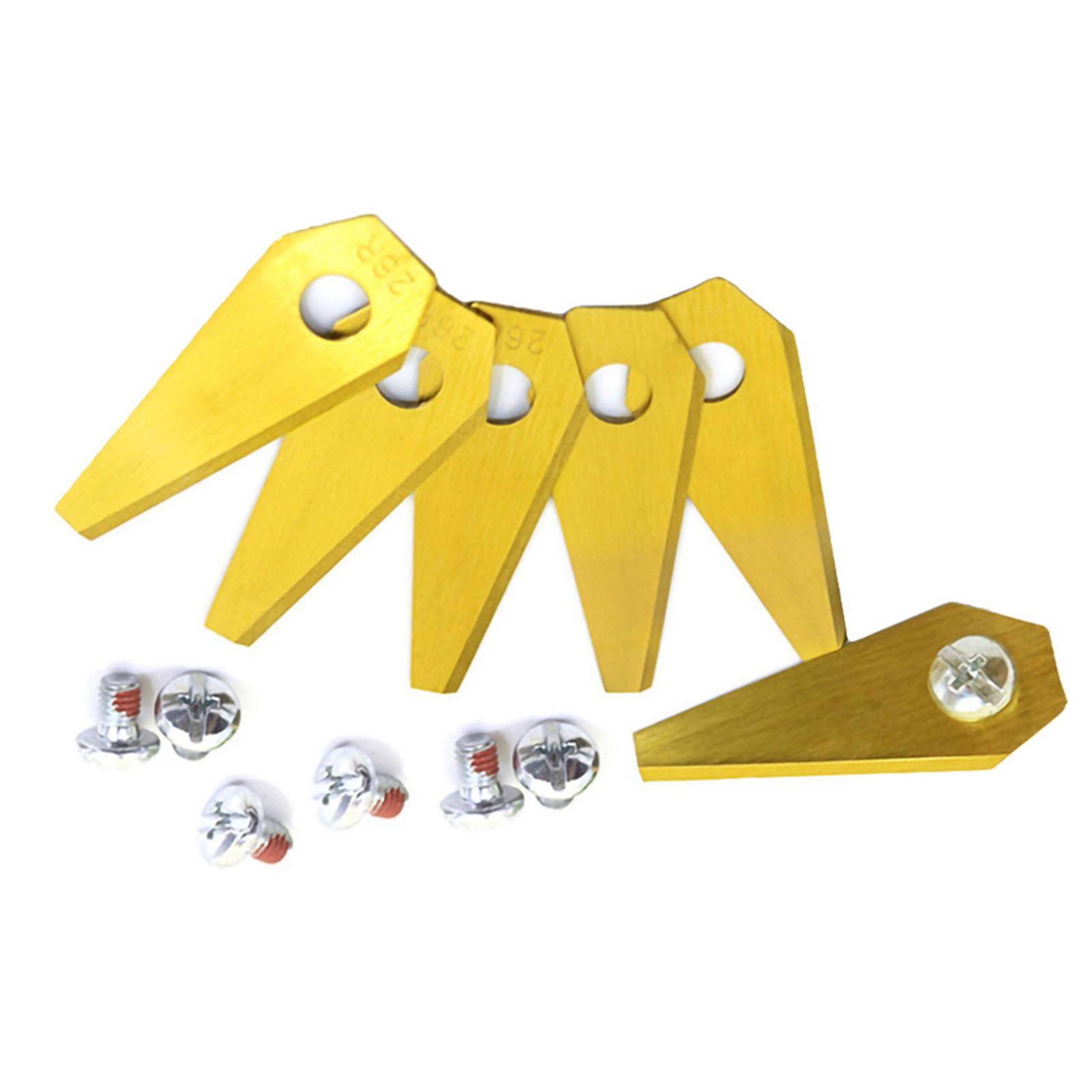 Lưỡi dao 18 chiếc Thép không gỉ + Vít 18 chiếc Thay thế cho Máy cắt