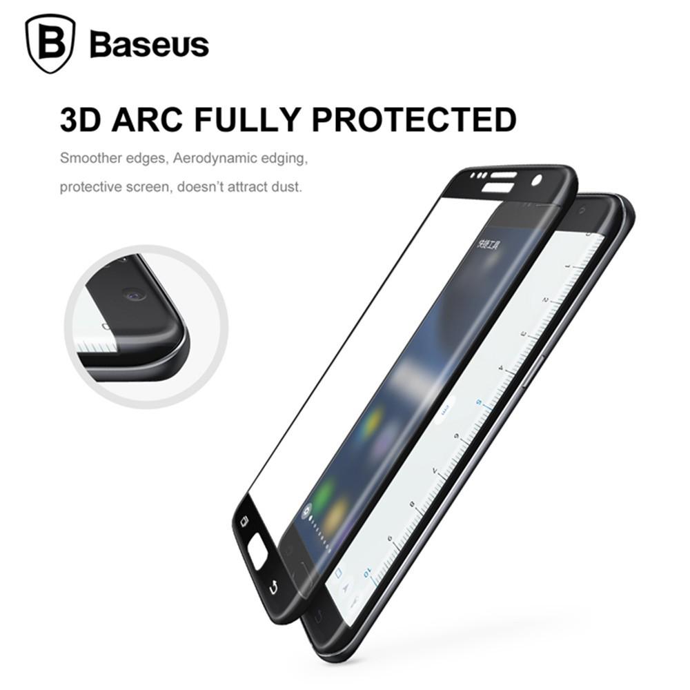 Kính cường lực kín màn 3D ARC dành cho iphone X, chihàng chính hãng Baseus
