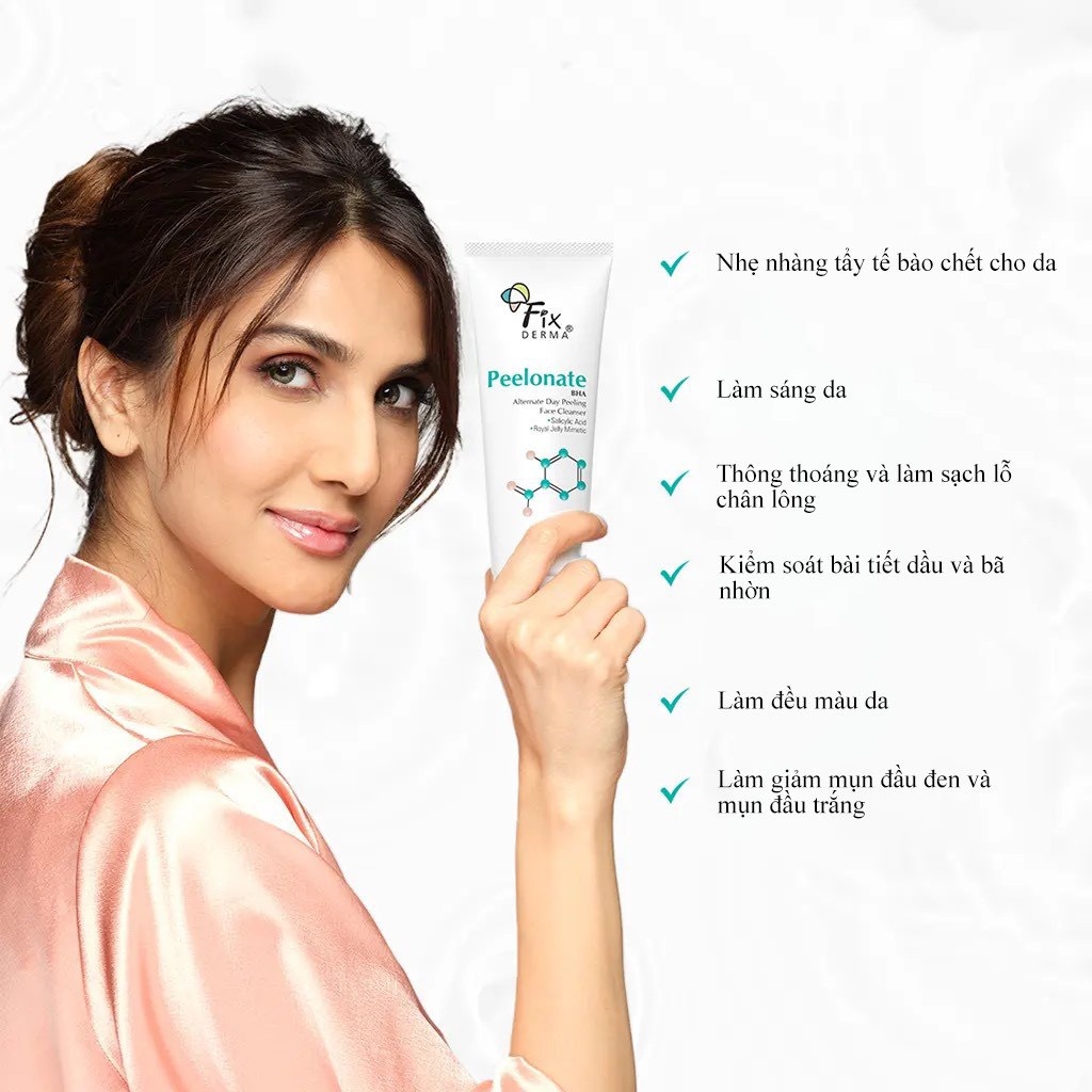 Sữa Rửa Mặt BHA Phenolate Salicylic Acid Day Peeling Cleaner Fixderma 200ml Dành Cho Da Dầu