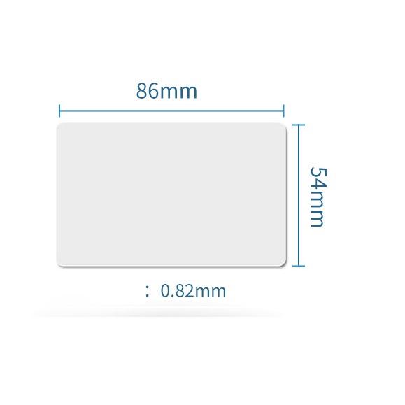 10 PHÔI THẺ PVC TRẮNG DÙNG CHO KHAY IN THẺ EPSON