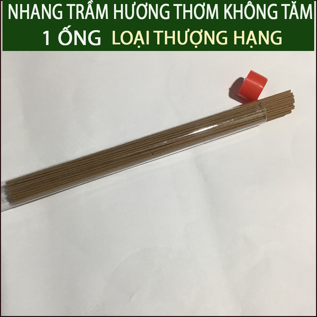 Nhang Trầm Hương Không Tăm loại Thượng Hạng thơm( Combo mua 3 Ống + Tặng hộp đốt)