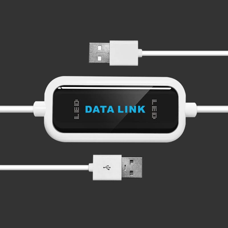 Cáp kết nối truyền dữ liệu giữa 2 máy tính qua cổng USB 2.0 Coppy trực tiếp - Datalink PC Easy copy - 2022 New High Speed USB PC to PC Online Share Data Link File Transfer Cable Copy Line