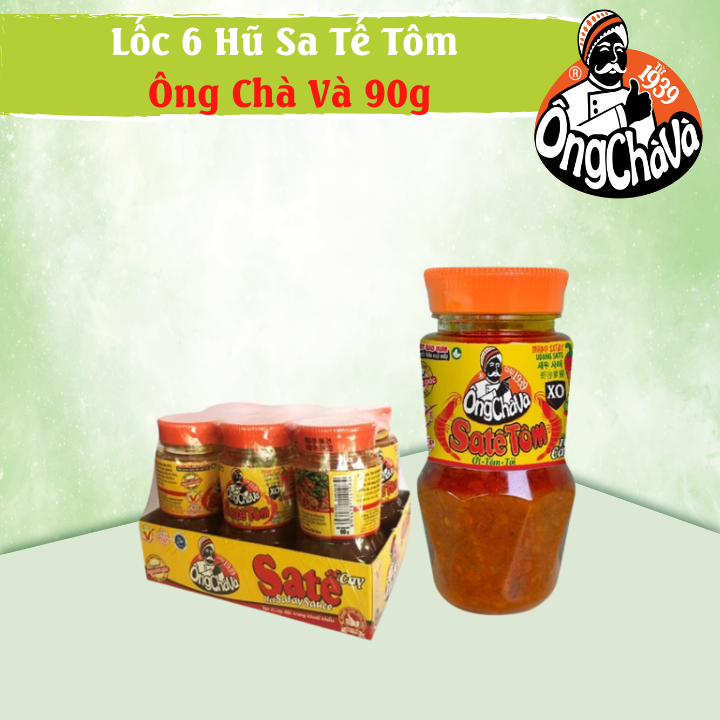 Lốc 6 Hũ Sa Tế Tôm Ông Chà Và 90gr