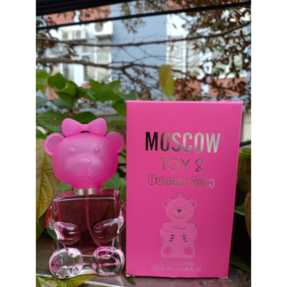 Nước Hoa Gấu MOSCOW KARRI TOY 2 Bubble Gum Hộp Hồng