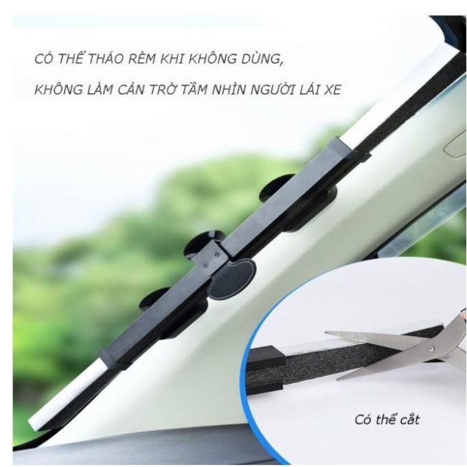 Bạt Che Nắng Kính Lái Ô Tô Cách Nhiệt Chống Nóngbạt được cấu tạo bởi 3 lớp tráng bạc, dễ dàng gấp gọ