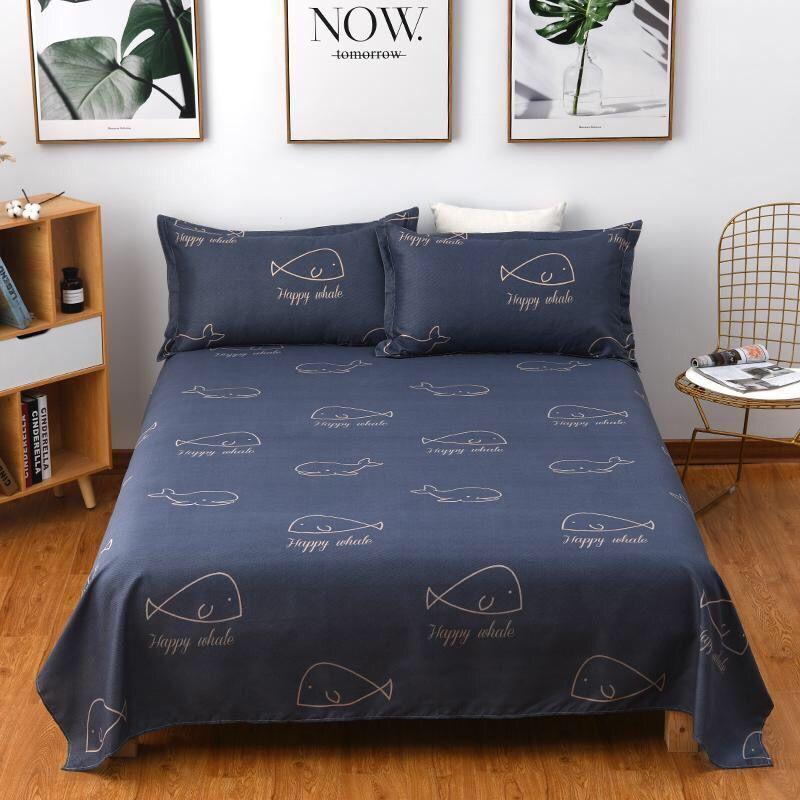 2021 Bedsheet Hoa Nhiều Màu Sắc Nữ Hoàng Vương Kích Thước Với 2 Vỏ Gối 100% Cotton Nguyên Chất Đôi Giường Mềm Mại Phong Cách Mới