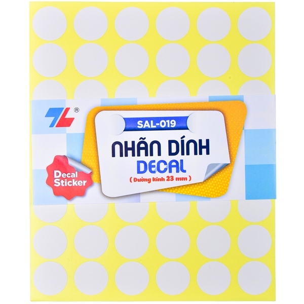 Bộ 2 Nhãn Dính Decall SAL-019