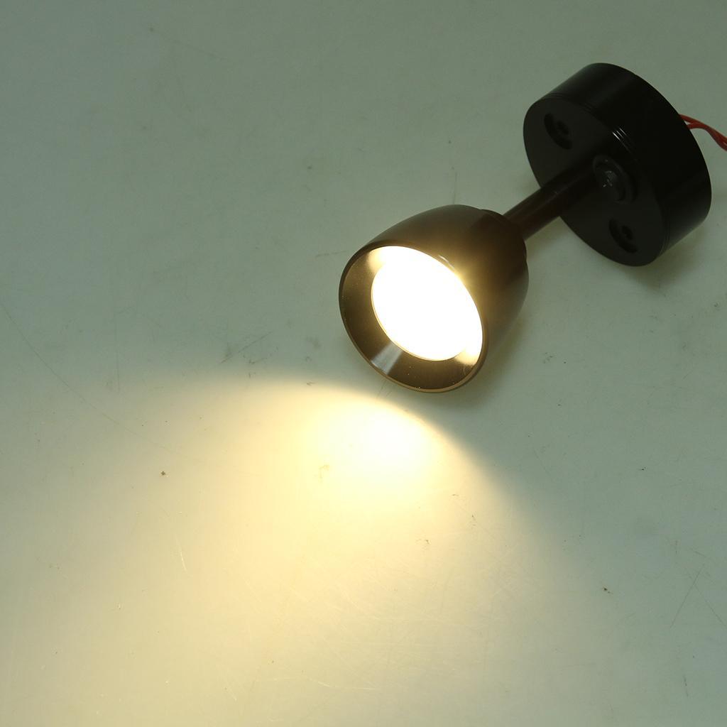 2Pcs LED Desk Lamp Heavy Duty Interior Reading Lights for Marine/Boat/RV