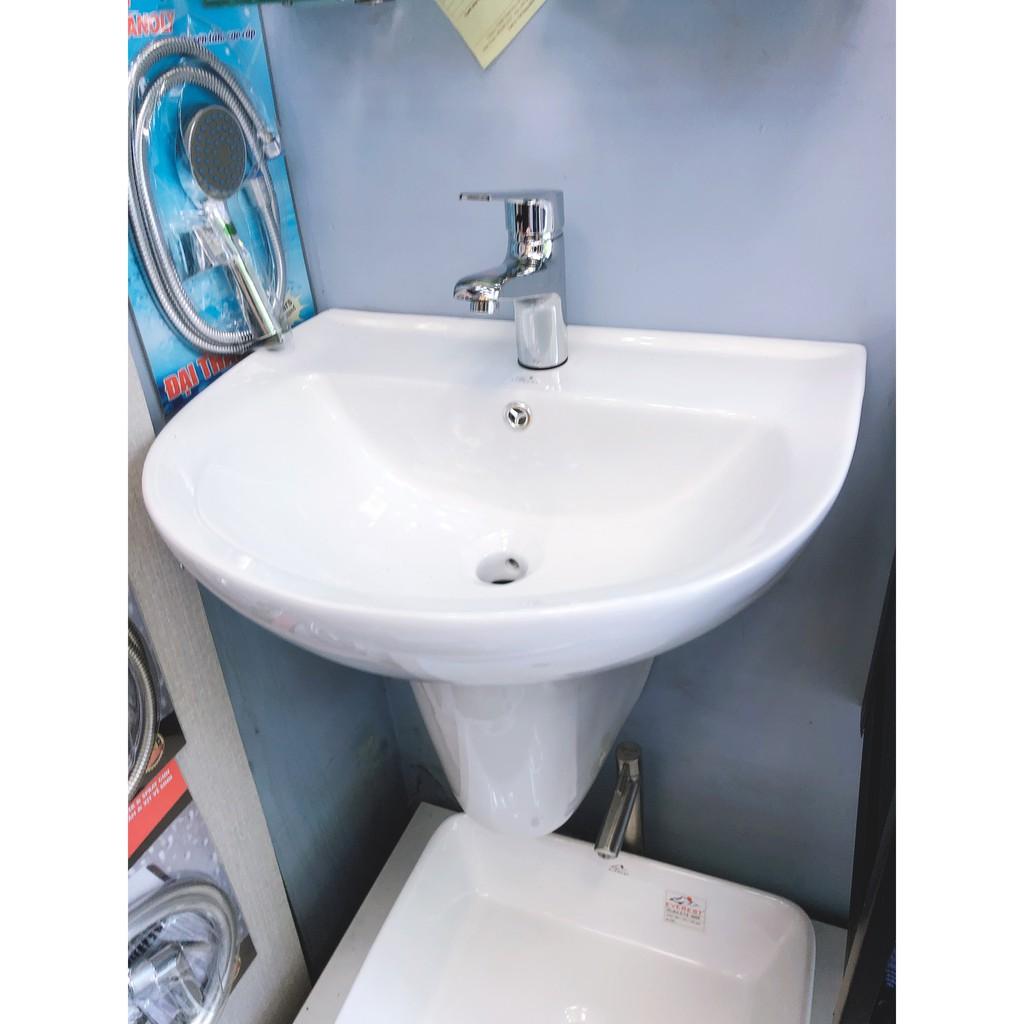 Lavabo treo tường công nghệ tráng men nano cao cấp