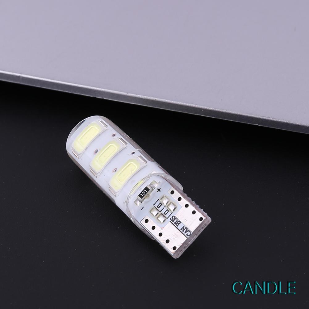 Bộ 10 Đèn Led T10 5630 W5W 6msd Trang Trí Nội Thất Xe Hơi