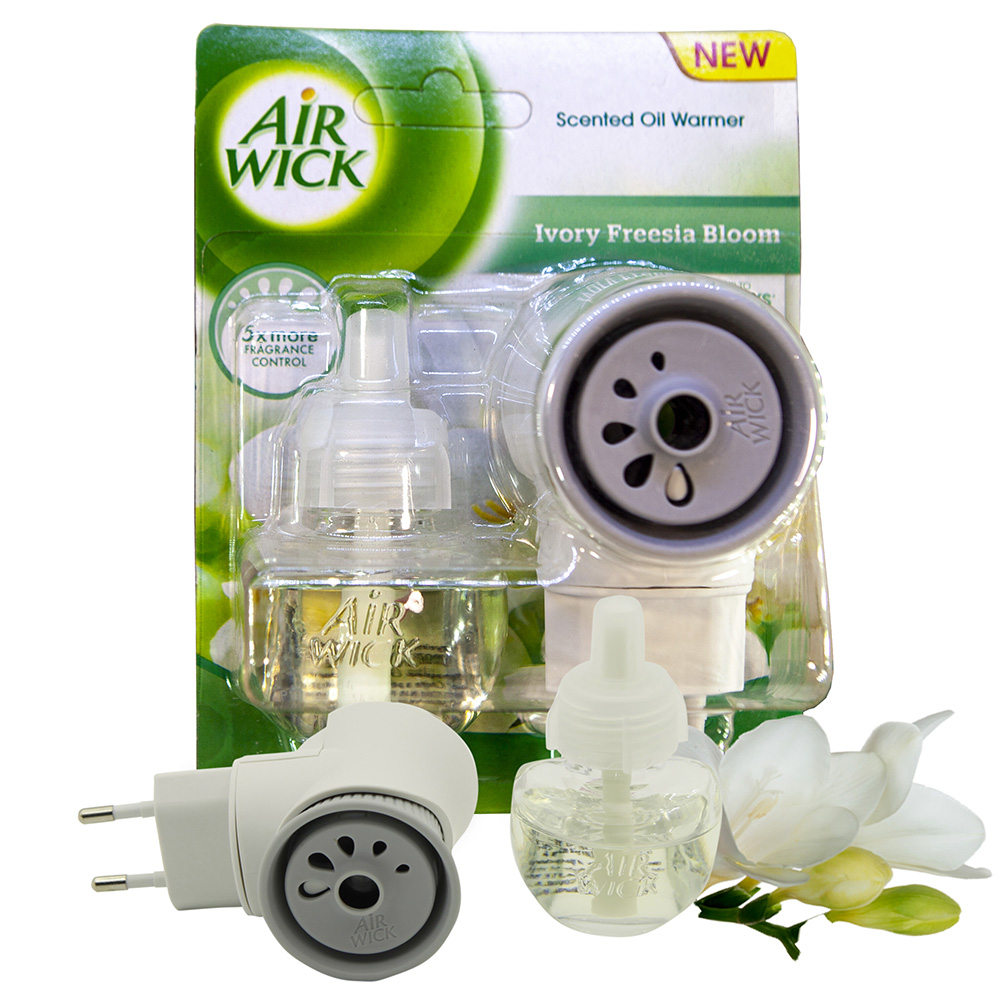 Bộ khuếch tán tinh dầu tự động Air Wick Ivory Freesia Bloom 19ml QT04986 - lan trắng nam phi