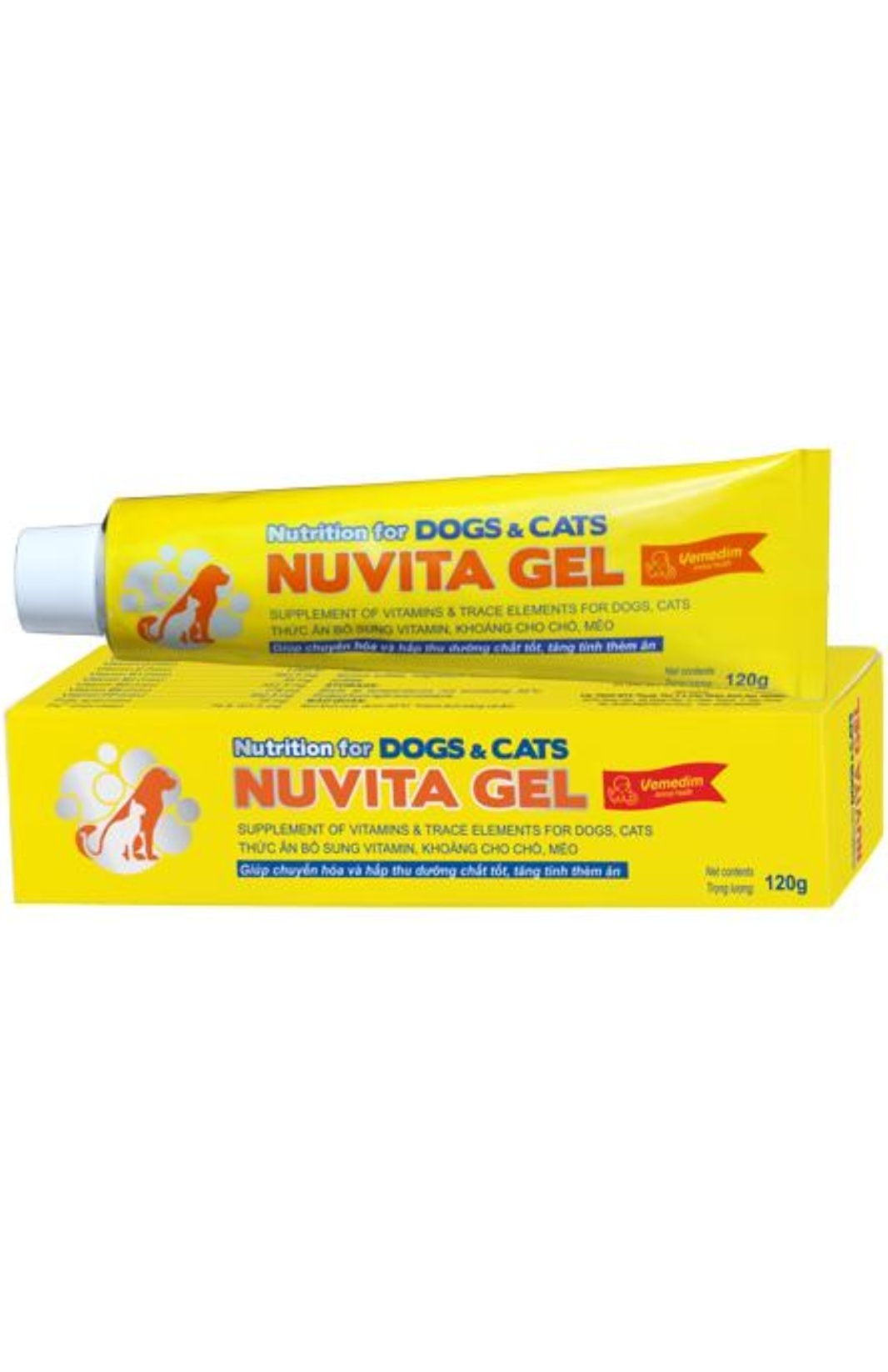 Nuvita gel vemedim dinh dưỡng chó mèo 120gr