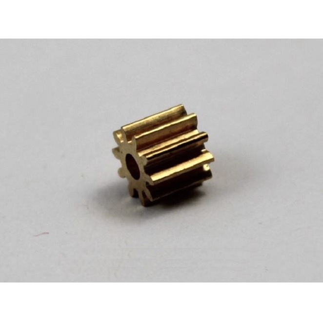 Bánh răng đồng 10 răng lỗ trục 2mm dùng để nối trục động cơ, giá bán lẻ 1 cái