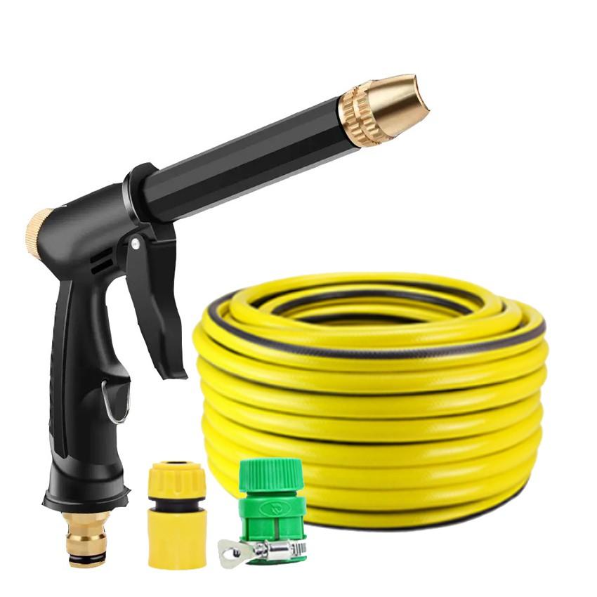 Vòi Xịt Tăng Áp Rửa Xe Ô Tô,Tưới Cây 5m 206810-2 cút nhựa xanh