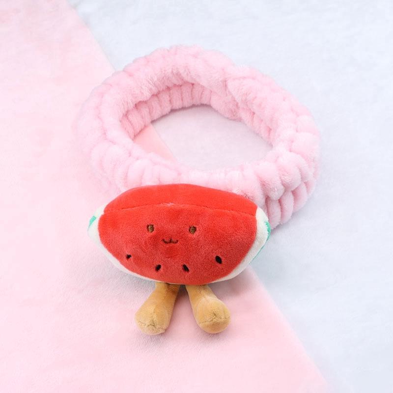 Kẹp tóc nhung đính hình búp bê hoạt hình dễ thương xinh xắn cho nữ