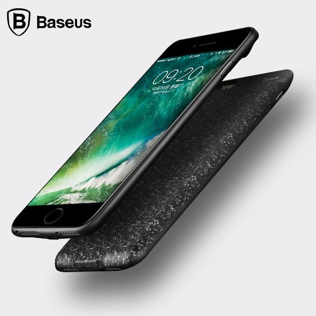 Ốp lưng kiêm sạc dành cho iPhone 6/6s plus,7plus, 3650mAh,7.300Mah chính hãng Baseus