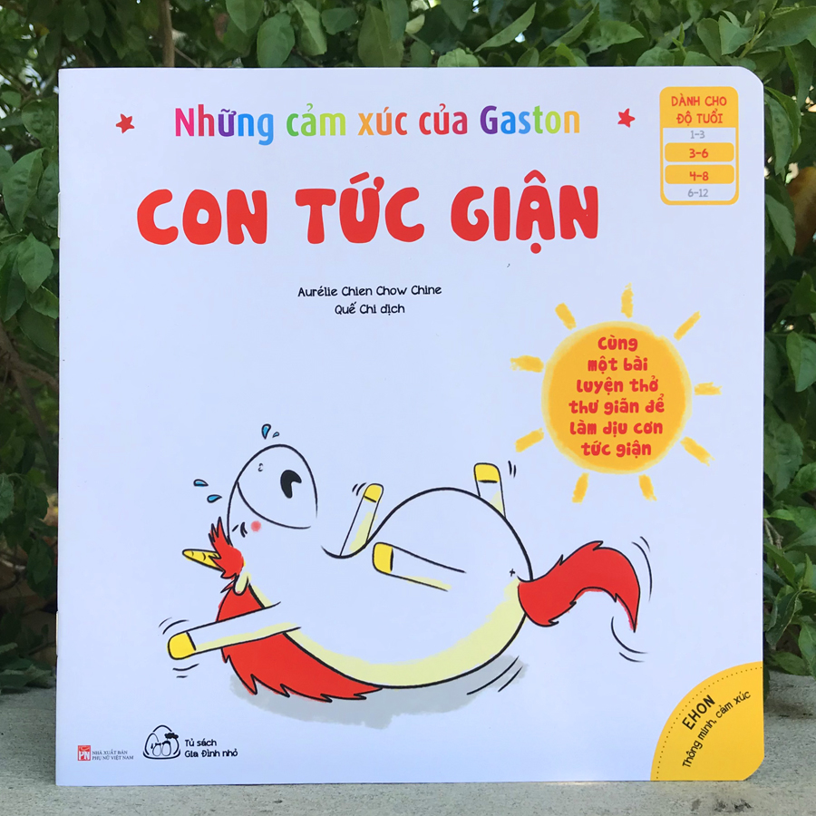 Sách - Ehon Thông Minh, Cảm Xúc - Những Cảm Xúc Của Gaston (Dành cho trẻ từ 3-8 tuổi) Combo, lẻ tùy chọn