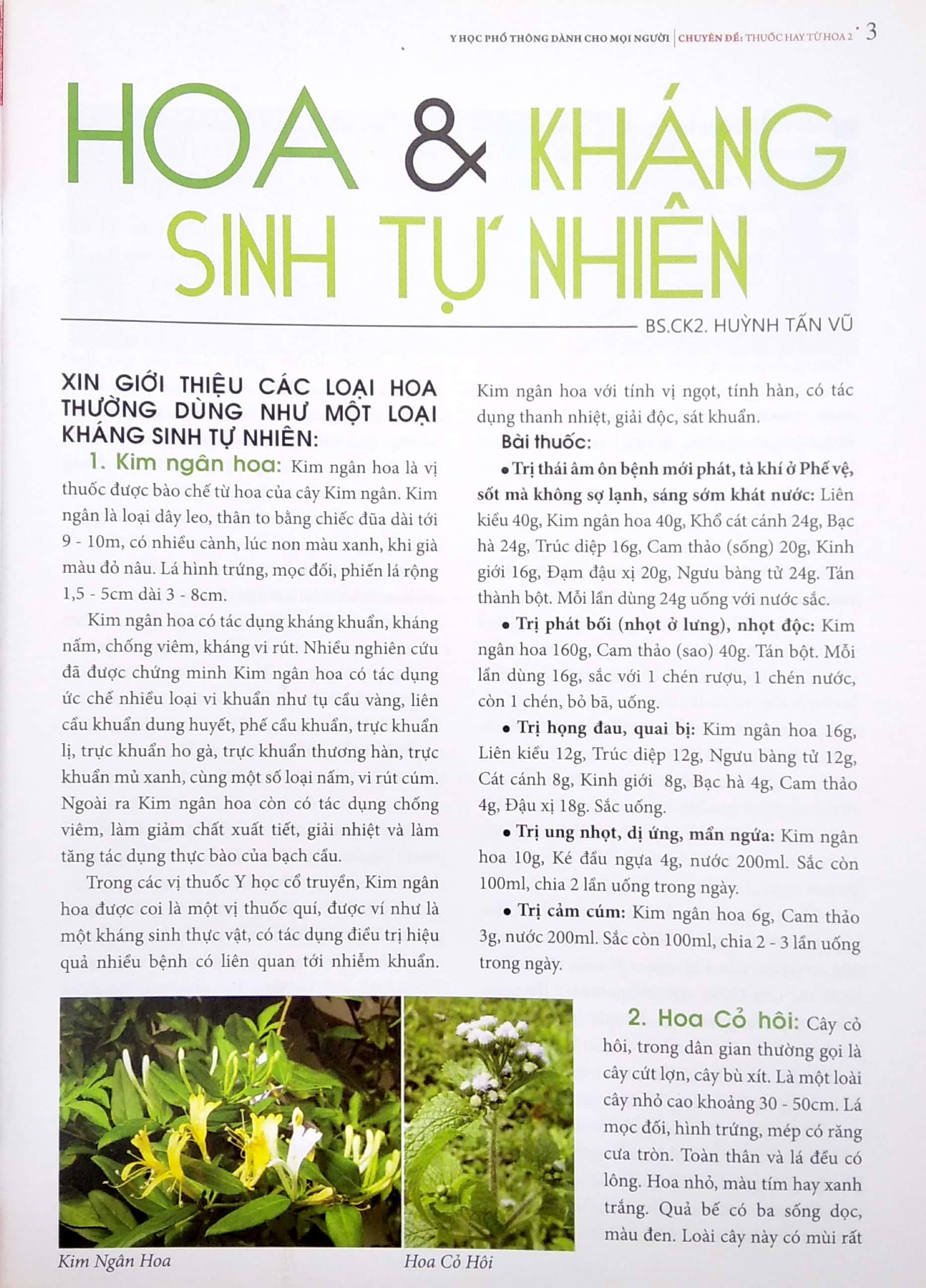 Y Học Phổ Thông Dành Cho Mọi Người - Chuyên Đề: Thuốc Hay Từ Hoa 2